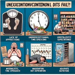 Discover the 5 surprising reasons why traditional diets fail, and how to finally achieve lasting, healthy weight loss.
