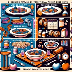 Discover the 5 surprising reasons why traditional diets fail and how you can achieve sustainable weight loss effortlessly.